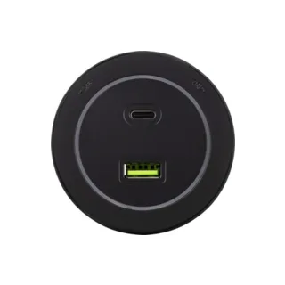 Трековая розетка Arte Milano Am-track-sockets-39 399731TS/USB-Type-C Black - фото 2