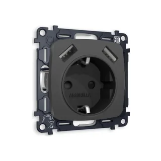 Розетка Ambrella Volt OMEGA MO909010 - фото 1