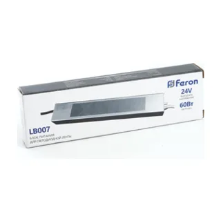 Трансформатор электронный для светодиодной ленты Feron lb007 48057 - фото 2