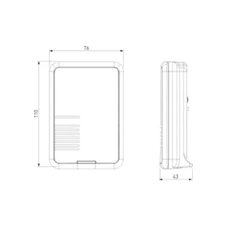 Дверной звонок Elektrostandard DBQ01 DBQ02M WL 36M IP44 V2 Клетка - фото 2