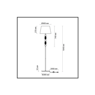 Торшер Odeon Light EXCLUSIVE Candy 4861/1FA - фото 2