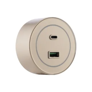 Трековая розетка Arte Milano Am-track-sockets-39 399732TS/USB-Type-C Gold - фото 3