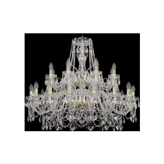 Подвесная люстра Bohemia Ivele Crystal 1411 1411/16+8/360/2d/G - фото 1