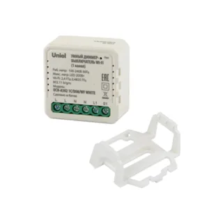Диммер-выключатель умный Wi-Fi Uniel UCH-A302 1C/DIM/WF WHITE - фото 2