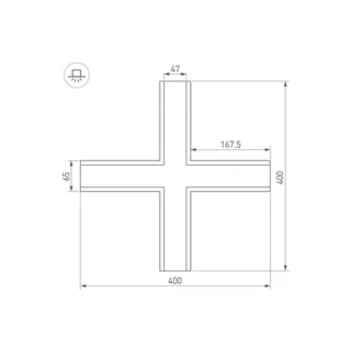 Соединитель Arlight SL-LINIA65-F 030127 - фото 3