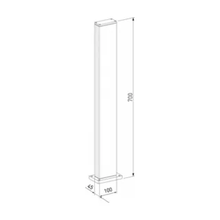 Наземный низкий светильник Elektrostandard Flat a053316 - фото 4