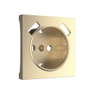 Накладка на механизм Werkel W1179510/ Накладка для розетки USB (шампань рифленый) - фото 1
