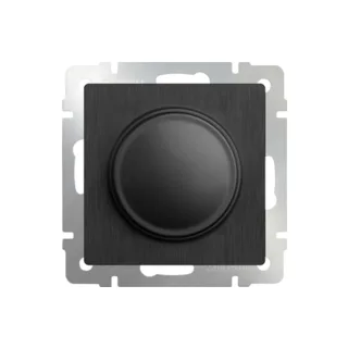 Диммер Встраиваемые механизмы графит рифленый W1142004 - фото 2