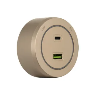 Трековая розетка Arte Milano Am-track-sockets-39 399731TS/USB-Type-C Gold - фото 3