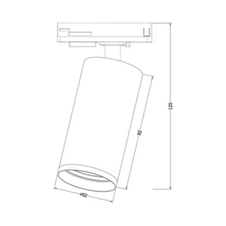 Трековый светильник Maytoni Focus S Unity TR020-1-GU10-W - фото 3