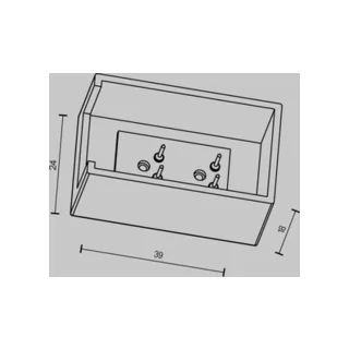 Заглушка Accessories for tracks Elasity TRA160EC-1B - фото 3