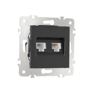 Розетка Arte Milano Am-203 203.44-1.black - фото 2