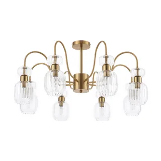 Потолочная люстра Escada Gloss 1141/8PL Clear - фото 2