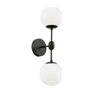 Бра Zodiak LDW 6001-2 BK+WT - фото 1