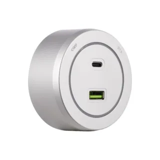 Трековая розетка Arte Milano Am-track-sockets-39 399731TS/USB-Type-C Silver - фото 3