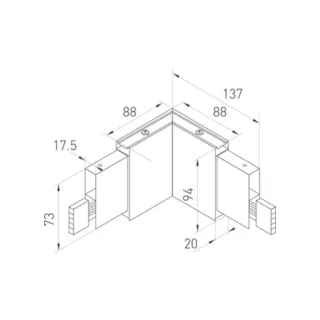 Коннектор LINEAIR FLAT 031531 - фото 2