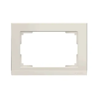 Рамка Werkel W0081803/ Рамка для двойной розетки Stark (слоновая кость) - фото 2