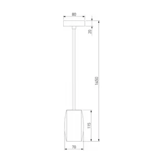 Подвесной светильник Eurosvet Bonaldo 50246/1 LED черный - фото 4