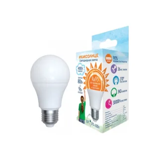 LED-A60-9W/4000K/E27/FR/RA95 PLK01WH Лампа светодиодная, матовая. Белый свет (4000K). Картон. ТМ Uniel.