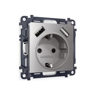 Розетка Ambrella Volt ALFA MA509010 - фото 1