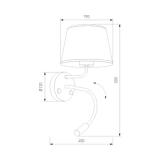 Настенное бра TK Lighting Maja 10080 Maja - фото 4