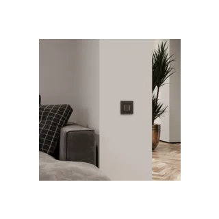Выключатель Werkel W4523008/ Умный сенсорный выключатель двухклавишный (черный) - фото 2