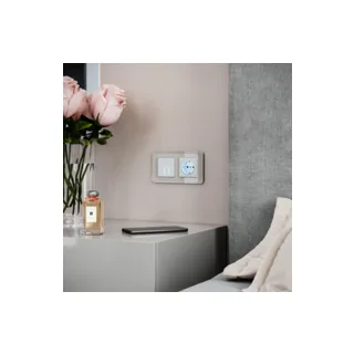 Рамка Werkel Elite дымчатый W0022417/ Рамка на 2 поста Elite (дымчатый, стекло) - фото 3