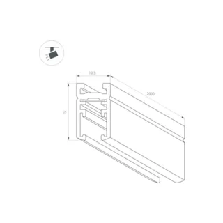 Шинопровод Arlight Mag-Microcosm 043050 - фото 3