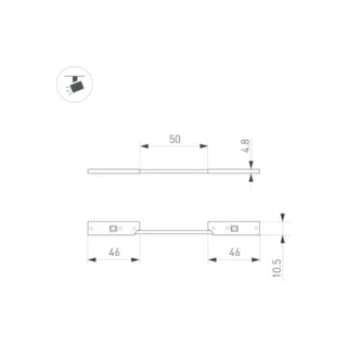 Коннектор гибкий Arlight MAG-MICROCOSM 043053 - фото 3