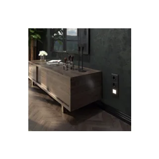 Розетка Werkel W1171008/ Розетка с заземлением (черный матовый) - фото 5
