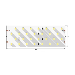 Светодиодная лента DesignLed LUX 2835, 280 шт/м, 26 Вт/м, 24 В, IP33, 2.5 м DSG2280-24-NW-33 - фото 1