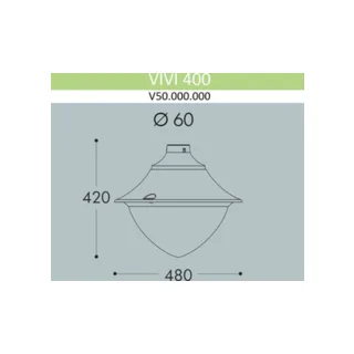 Плафон Vivi V50.000.000.AXH27 - фото 2