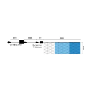 Гирлянда Laitcom ESN320-SH10-WB, IP65 - фото 3