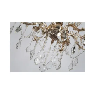 Подвесная хрустальная люстра Lucia Tucci BARLETTA BARLETTA 122.6 coffe gold - фото 2