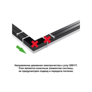 Светильник-соединитель L- образный с одним сетевым входом Novotech Bits 359117 - фото 3