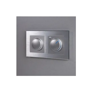 Диммер Встраиваемые механизмы серебряные W1142006 - фото 4