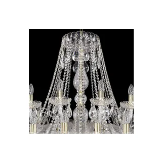 Подвесная люстра Bohemia Ivele Crystal 1411 1411/24+12/460/G - фото 4