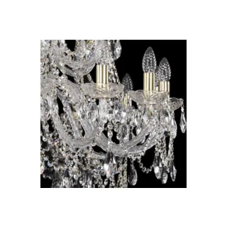 Подвесная люстра Bohemia Ivele Crystal 1411 1411/16+8/360/2d/G - фото 2