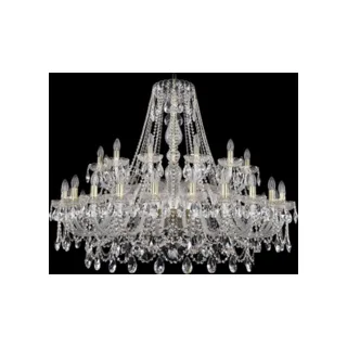 Подвесная люстра Bohemia Ivele Crystal 1411 1411/24+12/460/G - фото 1