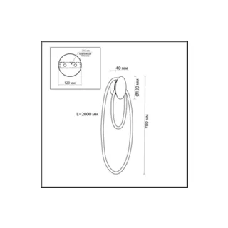 Настенное бра Odeon Light Corda 4398/20WL - фото 2