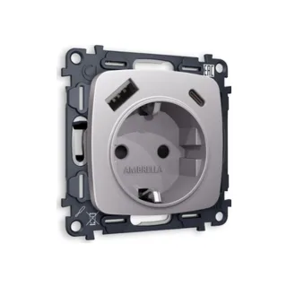 Розетка Ambrella Volt OMEGA MO510010 - фото 1