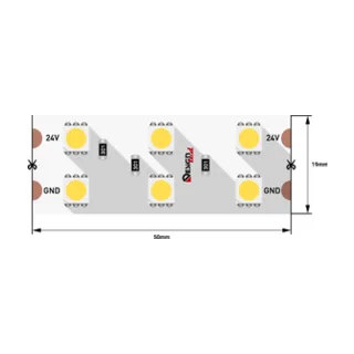 Светодиодная лента LUX DSG5120-24-WW-33 - фото 1