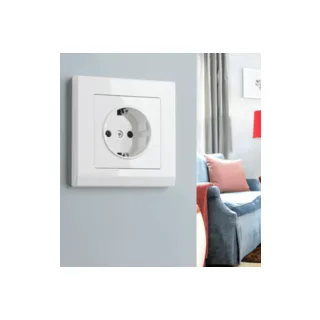 Розетка Werkel W1171301/ Розетка с заземлением, безвинтовой зажим (белый) - фото 5