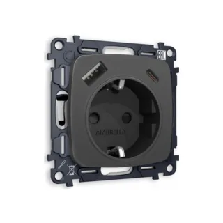 Розетка Ambrella Volt OMEGA MO910010 - фото 1