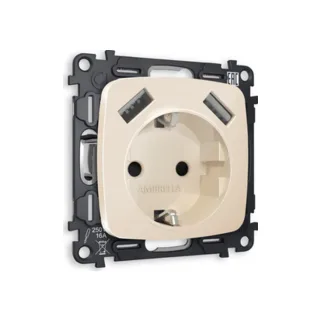 Розетка Ambrella Volt OMEGA MO309010 - фото 1