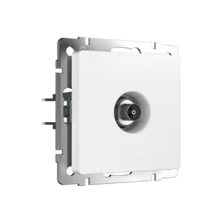 Розетка Werkel W1183061/ ТВ-розетка оконечная (белый матовый) - фото 1