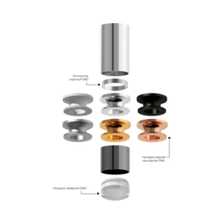 Корпус светильника накладной для насадок D60mm Ambrella Diy Spot C6314 - фото 2