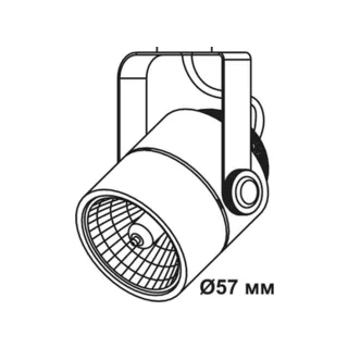 Трековый светильник IMEX Трек 1 Wh IL.0010.0050 - фото 2
