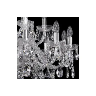 Подвесная люстра Bohemia Ivele Crystal 1411 1411/12+6/300/Ni - фото 2