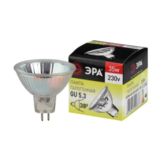 Лампочка галогеновая ЭРА GU5.3-JCDR (MR16) -35W-230V-CL - фото 2
